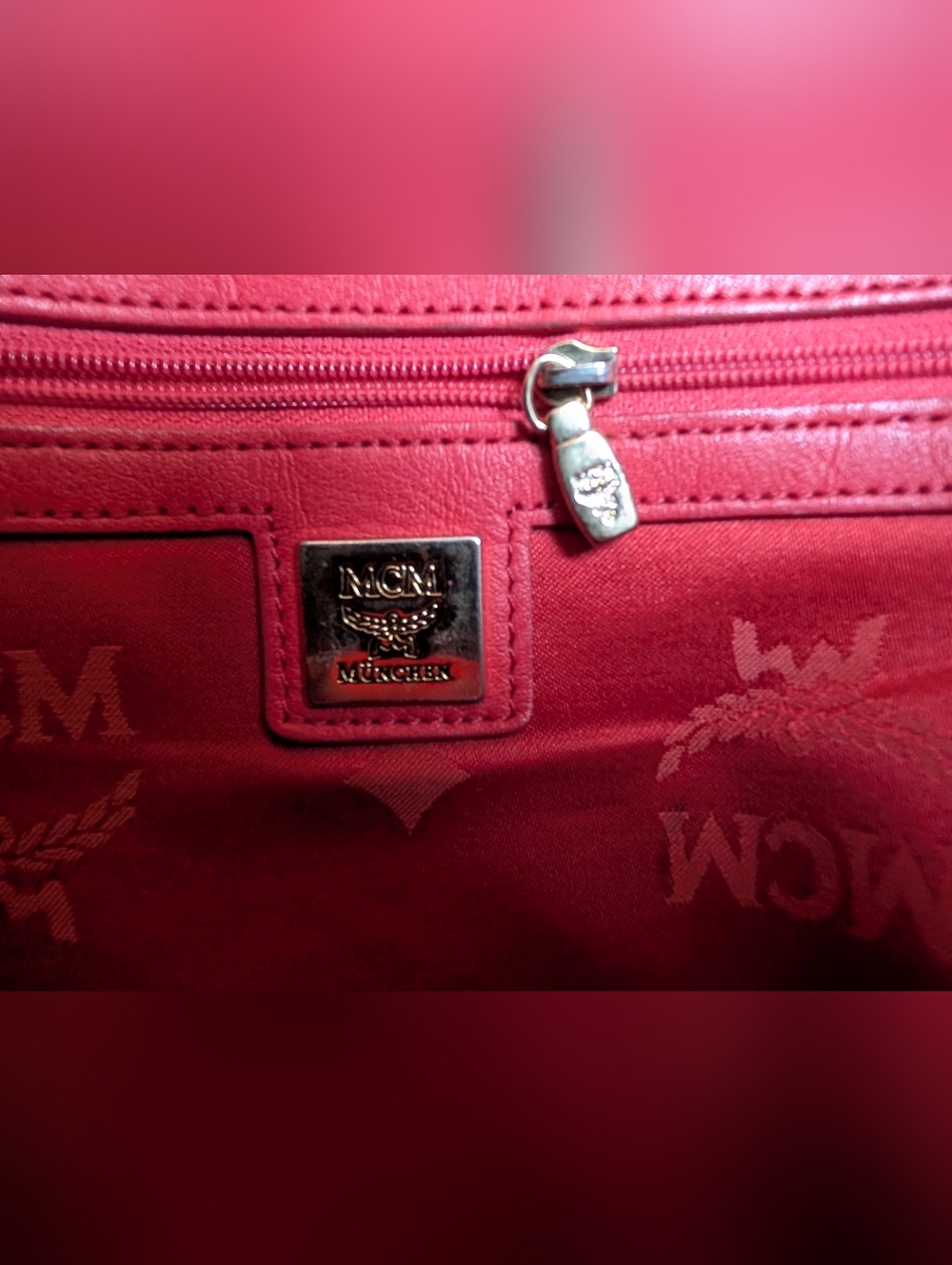MCM Visetos Studs Stark Backpack In Good Pre-owned Condition COA - Picture 14 of 16